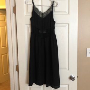 lacey little black dress